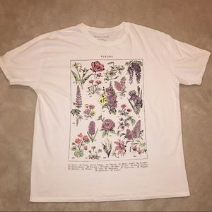 Oversized Flower Graphic Tee